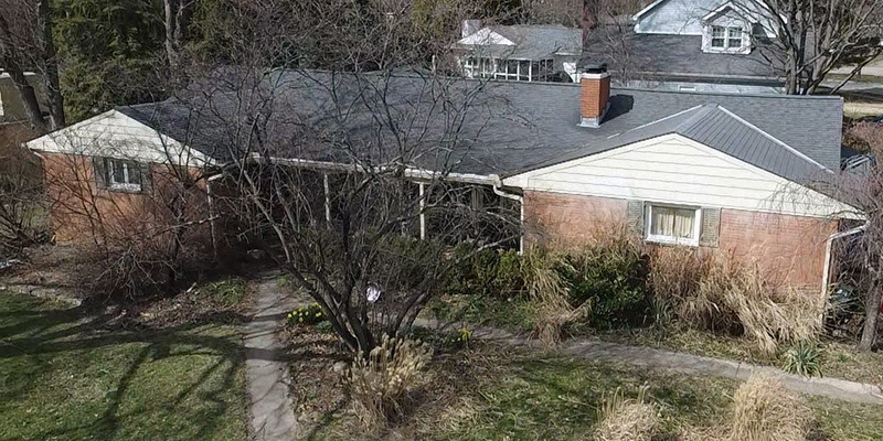 Roof Siding Gutter Replacement in Worthington Before