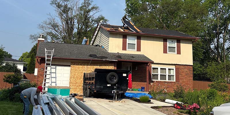 Metal Roof Before