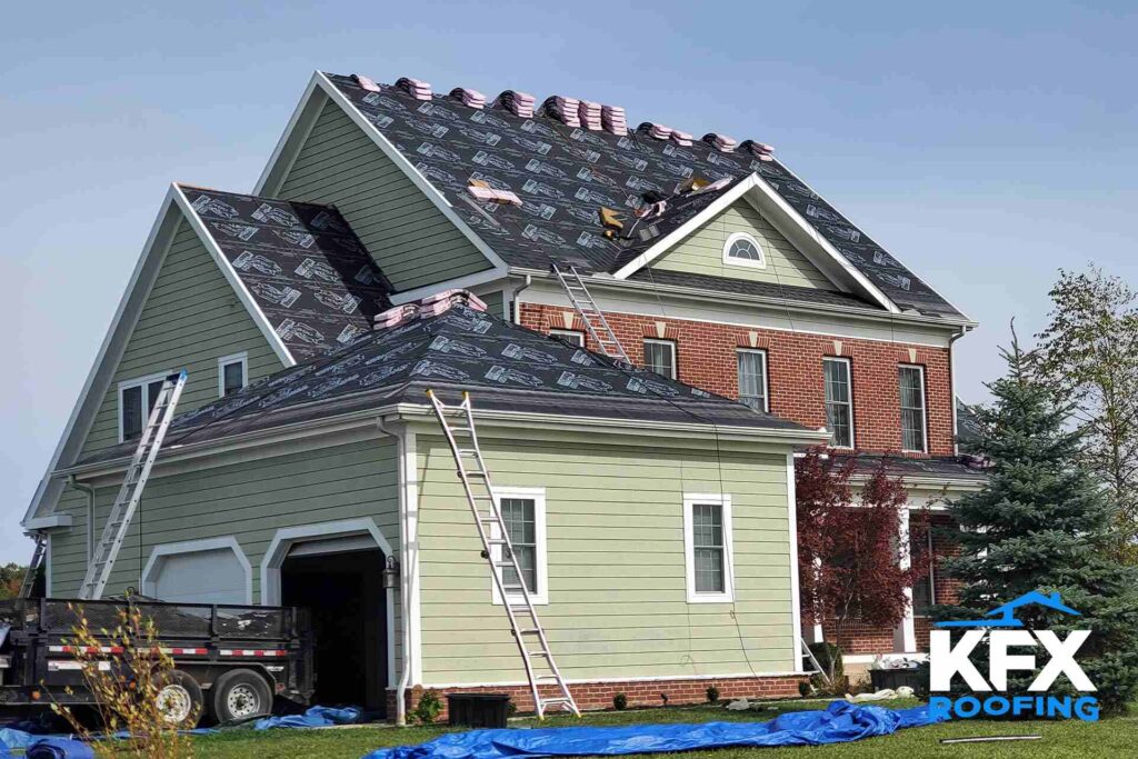 Roofing work in Marysville Ohio