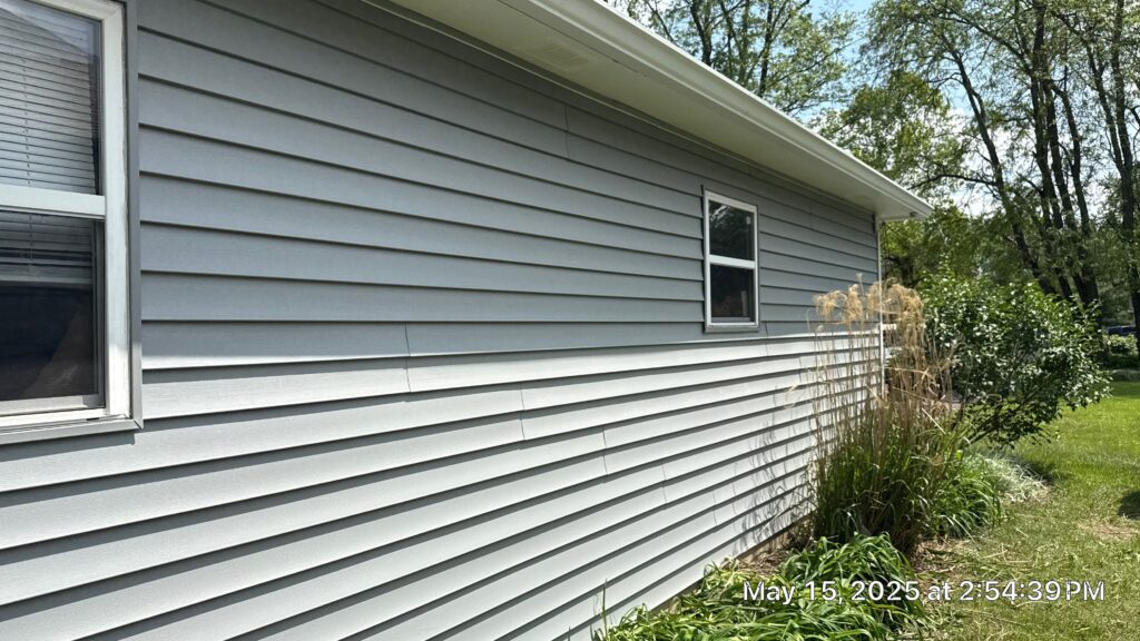 Roof replacement after photo