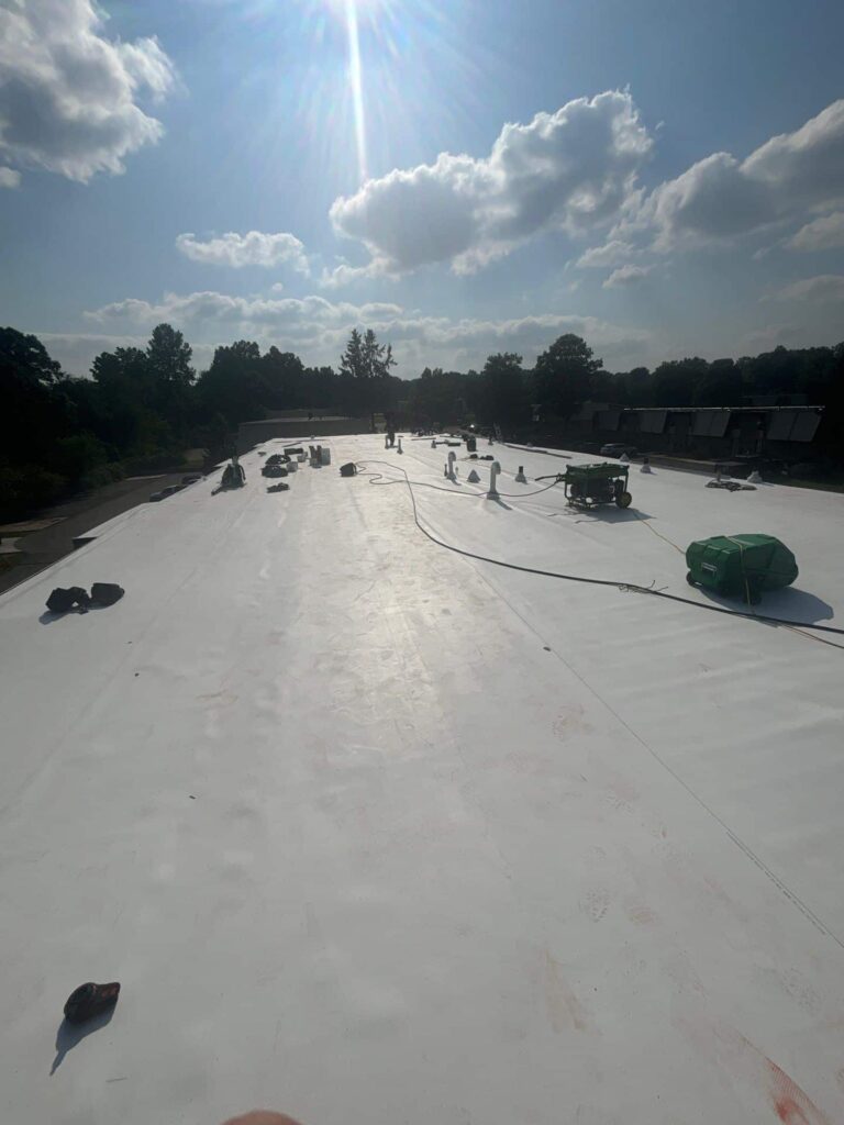 KFX Roofing residential roof replacement work in Mansfield, Ohio