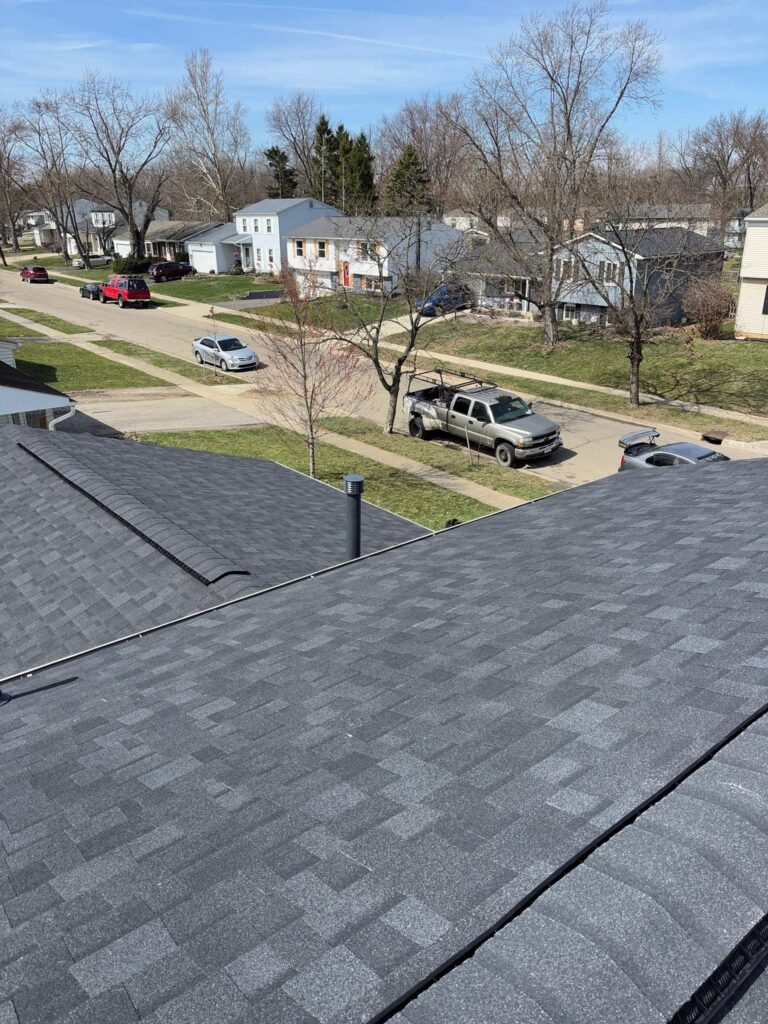 Residential roof replacement detail in Columbus, Ohio