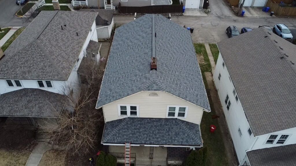 KFX Roofing residential roof replacement work in Central Ohio