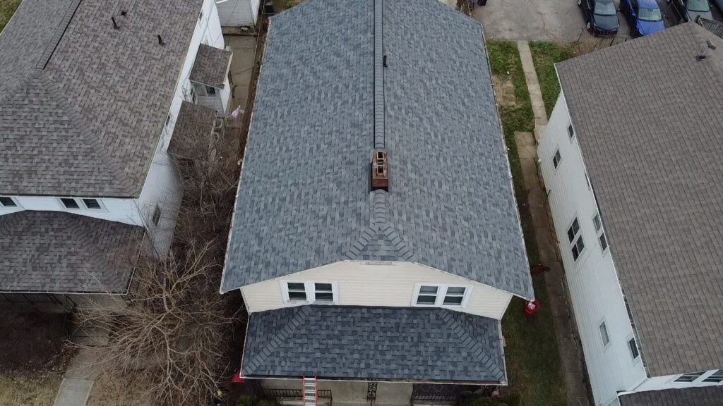 Completed residential roof replacement in Central Ohio by KFX Roofing