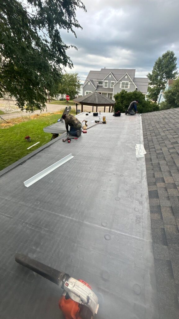 Gutter replacement detail in Millersport, Ohio
