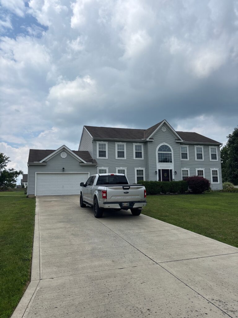 Residential roof replacement detail in Delaware, Ohio