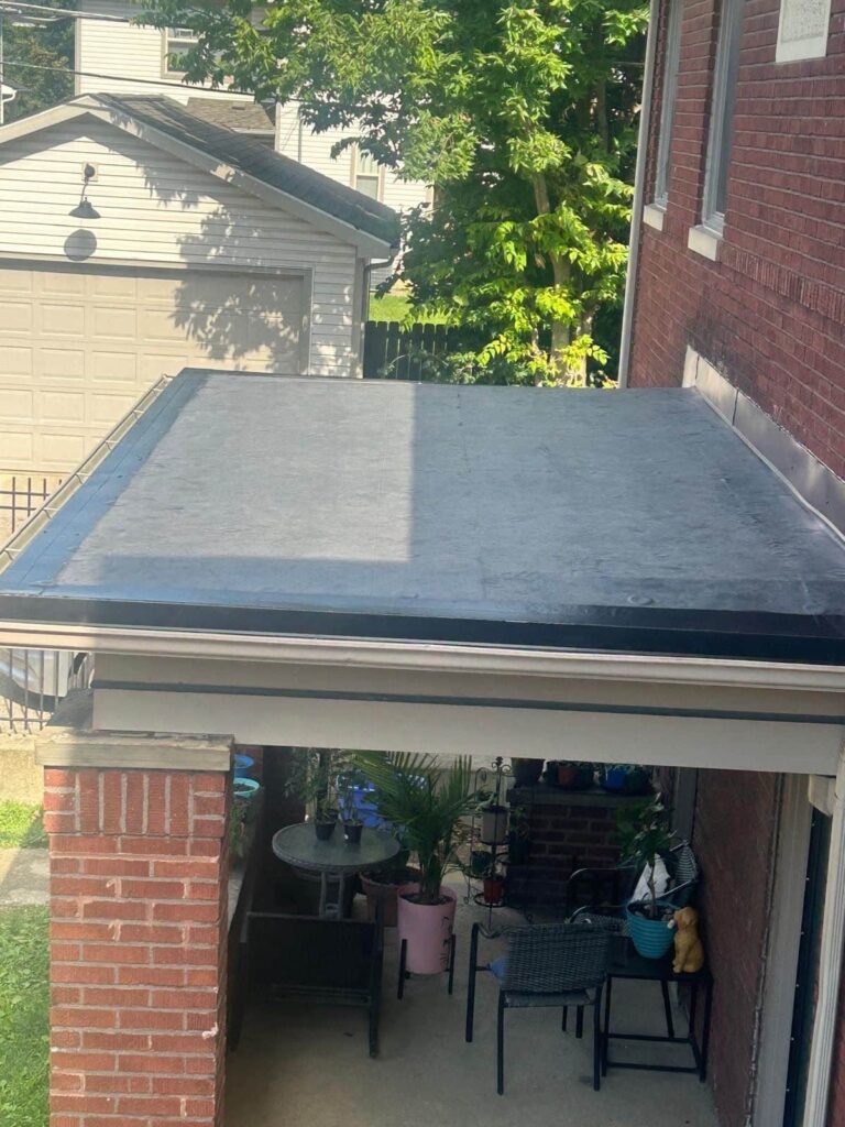 Residential roof replacement detail in Columbus, Ohio