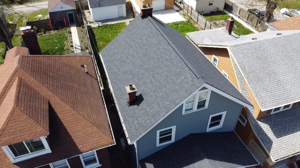 Completed residential roof replacement in Columbus, Ohio by KFX Roofing