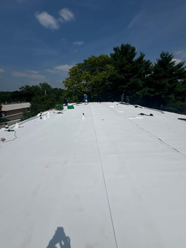 Roofing project photo
  - Mansfield Commercial Roof Replacement