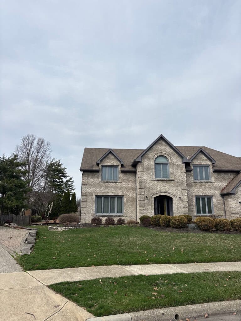 Completed roofing replacement in Westerville, OH