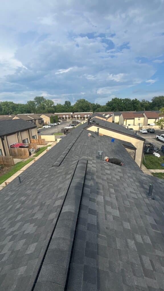 KFX Roofing residential roof replacement work in Columbus, Ohio