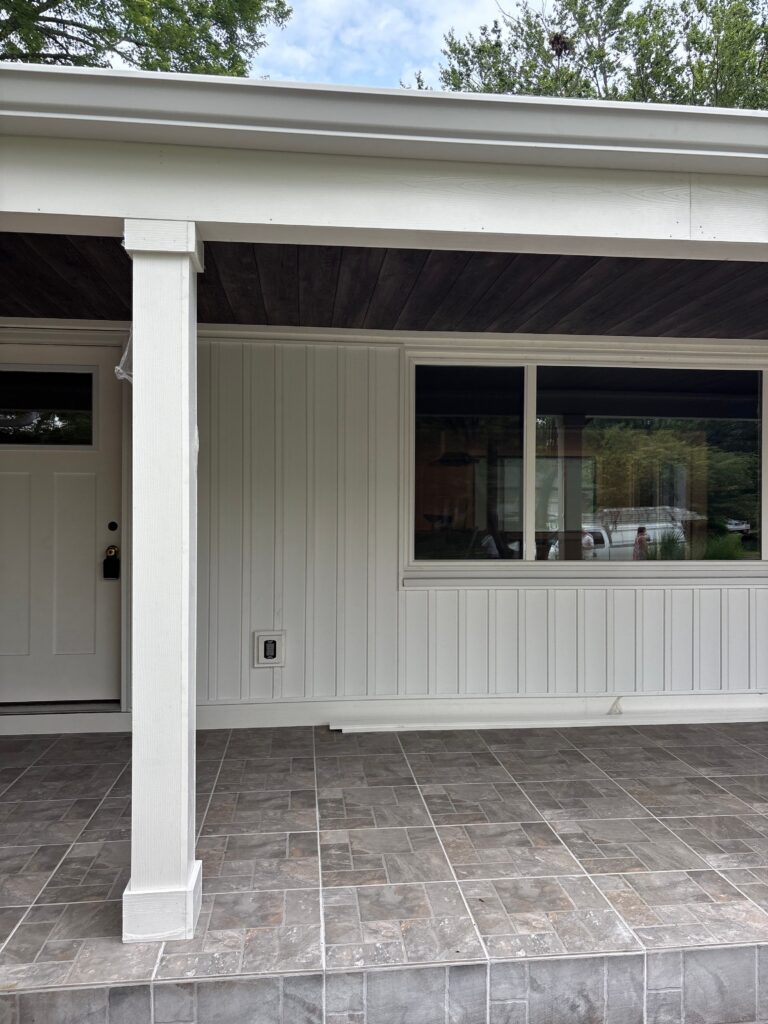 Exterior project detail in Central Ohio