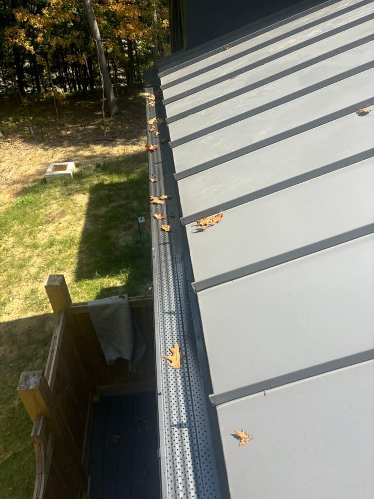 Quality gutter guard installation by KFX Roofing