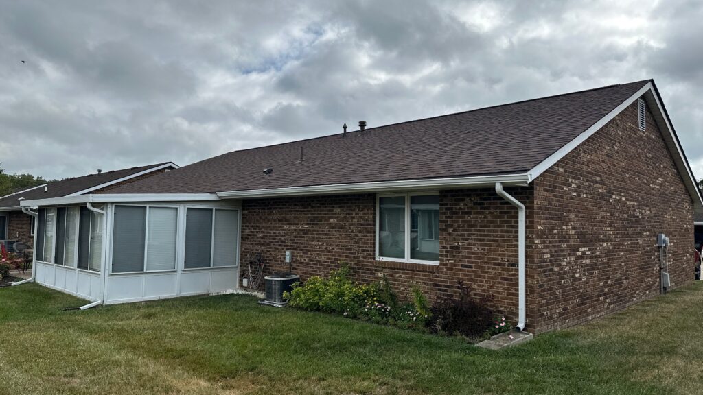 gutter replacement project in London, Ohio, Ohio