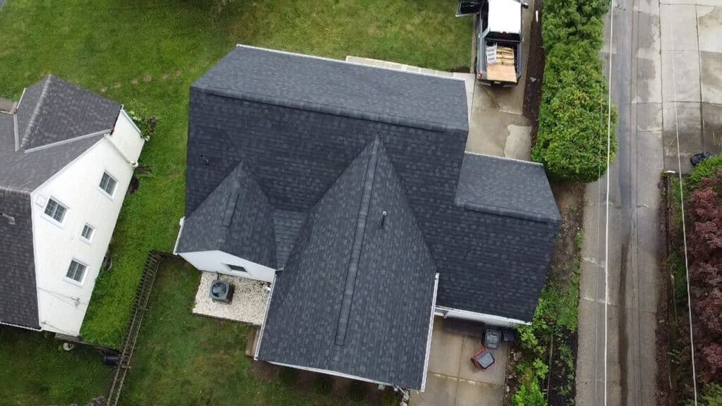KFX Roofing residential roof replacement work in Central Ohio