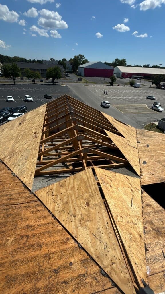 roof repair project in Columbus, Ohio, Ohio