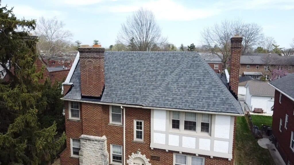 Completed residential roof replacement in Columbus, Ohio by KFX Roofing