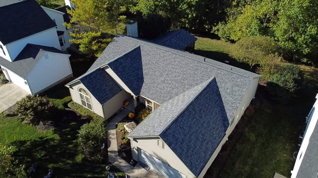 Professional roofing work by KFX Roofing in Dublin, Ohio