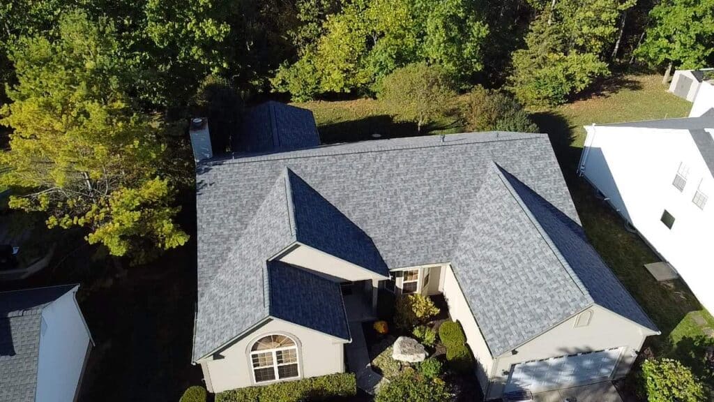 residential roof replacement project in Dublin, Ohio, Ohio