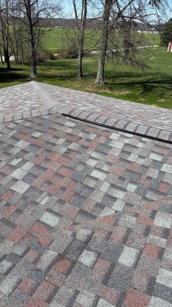 Completed residential roof replacement in Central Ohio by KFX Roofing
