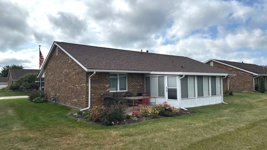 KFX Roofing gutter replacement work in London, Ohio
